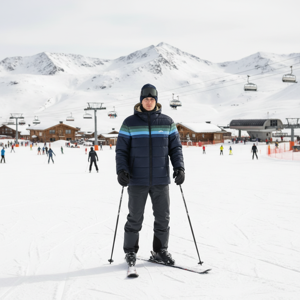 Snowcat Mid-weight Retro Puffer Jacket