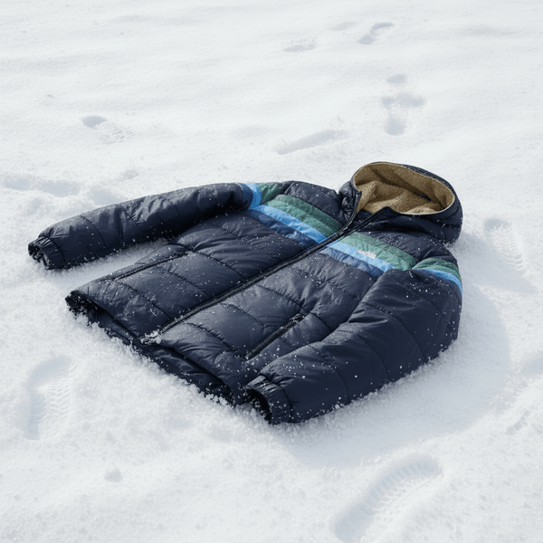 Snowcat Mid-weight Retro Puffer Jacket - Spacecraft