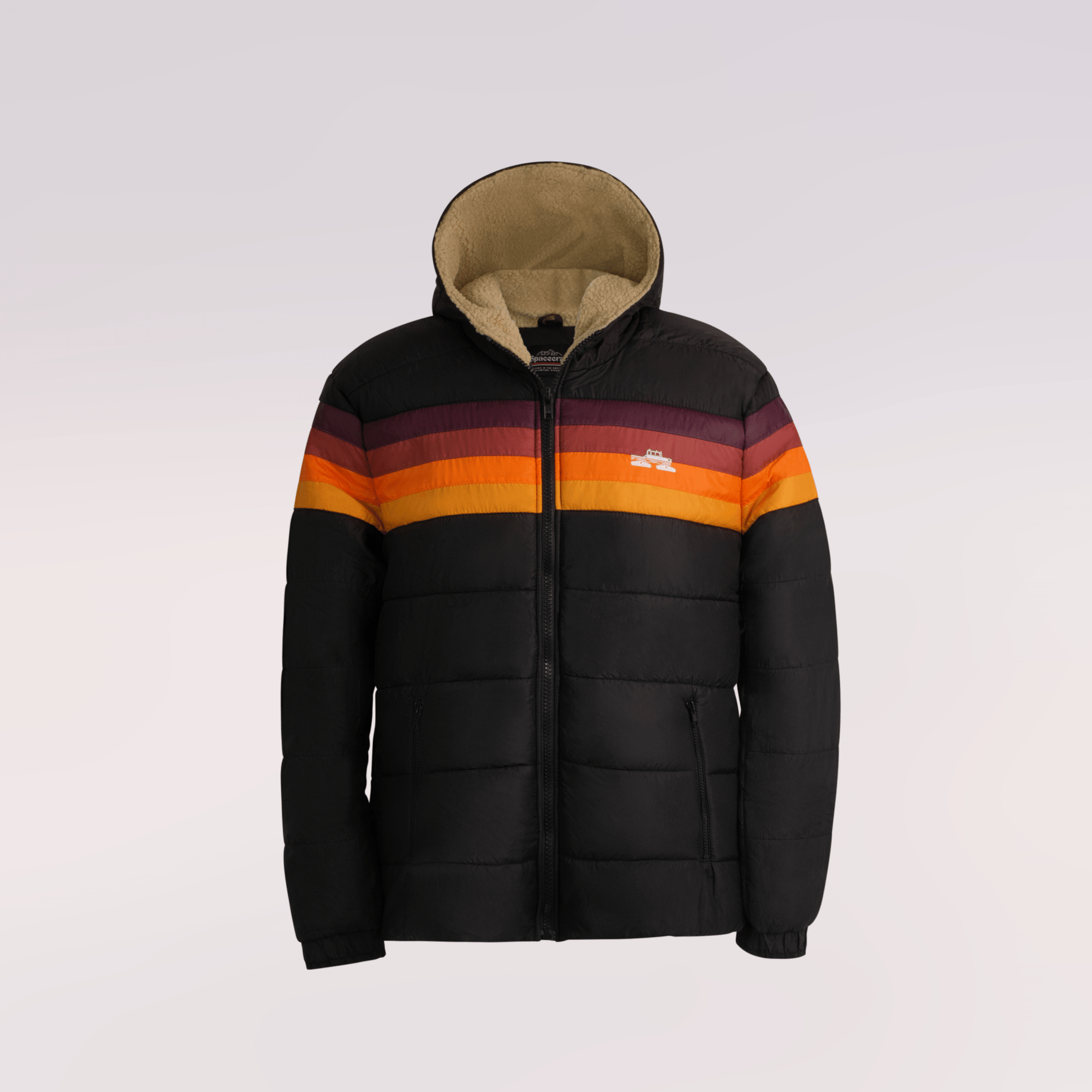 Snowcat Mid - weight Retro Puffer Jacket - Spacecraft