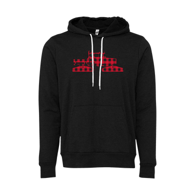 Buffalo Check Snowcat Hoodie Sweatshirt - Spacecraft