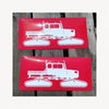 Large Snowcat Sticker 13" x 6" - Spacecraft