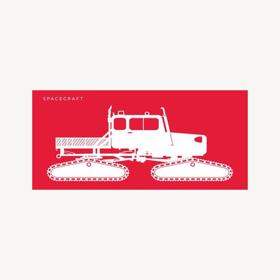 Large Snowcat Sticker 13" x 6" - Spacecraft