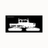 Large Snowcat Sticker 13" x 6" - Spacecraft