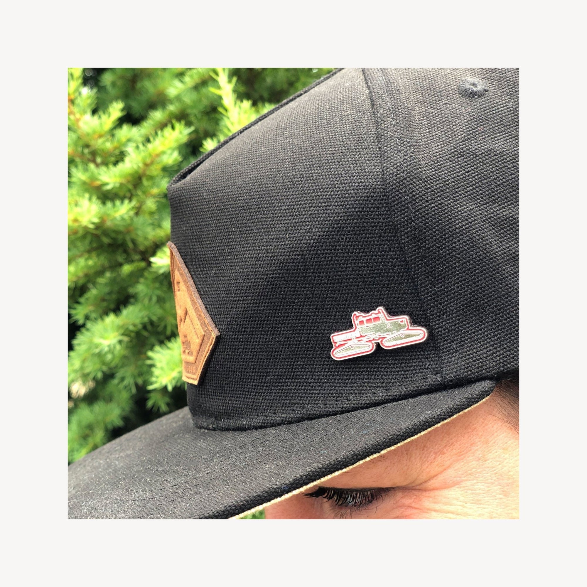 Snowcat Enamel Pin - Spacecraft