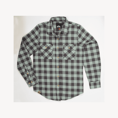 Women's Saddle Peak Flannel Button Up - Spacecraft