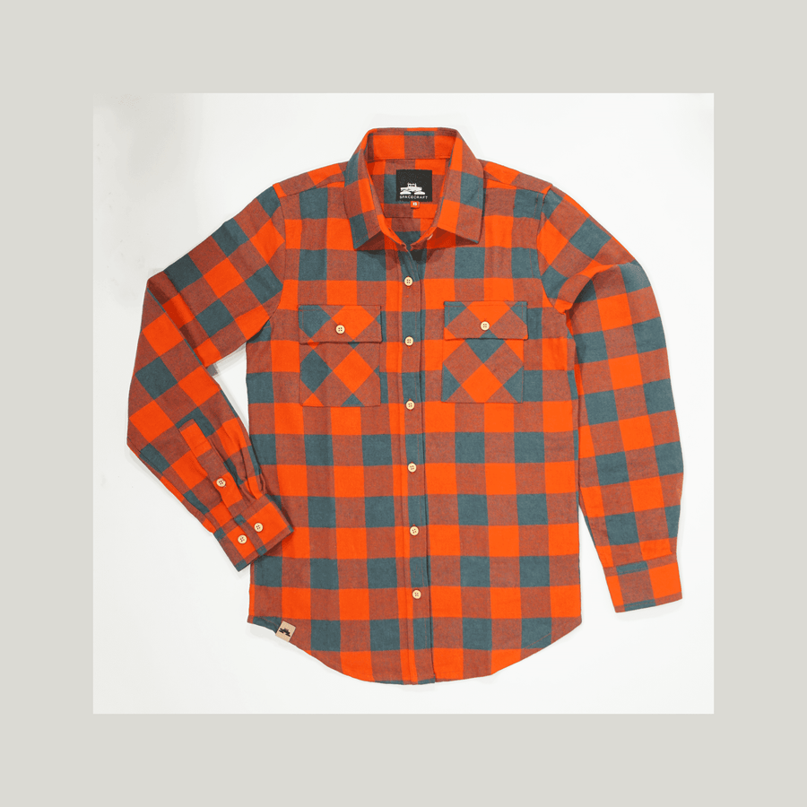 Women's Saddle Peak Flannel Button Up - Spacecraft